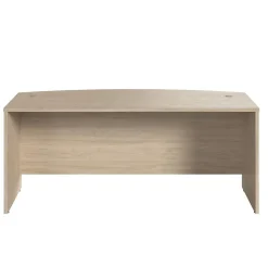 Bush Furniture Computer Desks<Bush Business Furniture Studio C 72"W Bow Front Desk, Natural Elm (SCD172NE)