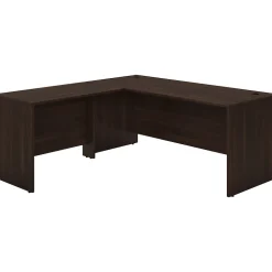 Bush Business Furniture L-Desks<Studio C 72"W L Shaped Desk with Return, (STC049BW)