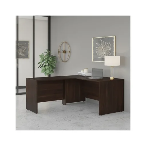Bush Business Furniture L-Desks<Studio C 60"W L Shaped Desk with 42W Return, (STC050BW)