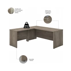 Bush Business Furniture L-Desks<Studio C 72"W L Shaped Desk with Hutch, Mobile File Cabinet and Return, (STC006MHSU)