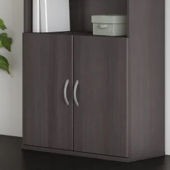 Bush Business Furniture Storage Cabinets<Studio C Bookcase Door Kit, Storm Gray (SCB236SG)