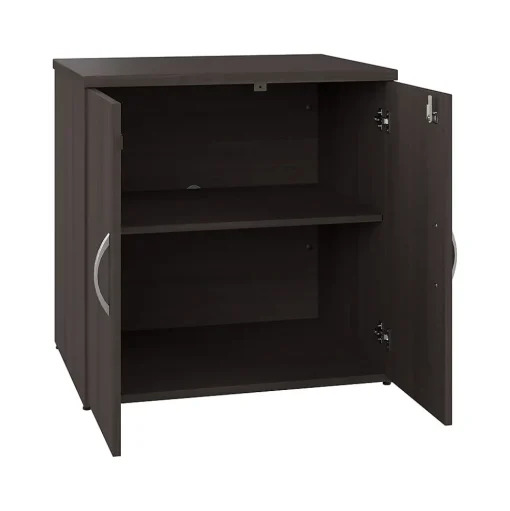 Bush Business Furniture Storage Cabinets<Studio C 30" Storage Cabinet with 2 Shelves, Storm Gray (SCS130SG)