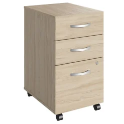 Bush Furniture File Cabinets<Bush Business Furniture Studio C 3 Drawer Mobile File Cabinet, Natural Elm (SCF216NESU)