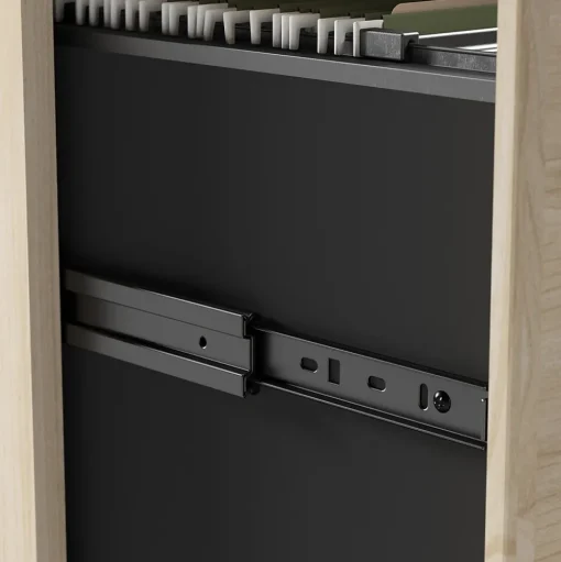 Bush Furniture File Cabinets<Bush Business Furniture Studio C 3 Drawer Mobile File Cabinet, Natural Elm (SCF216NESU)