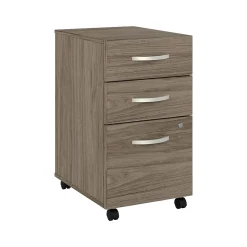 Bush Business Furniture File Cabinets<Studio C 3-Drawer Mobile Vertical File Cabinet, Letter/Legal Size, Lockable, (SCF216MHSU)