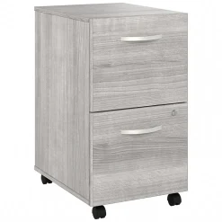 Bush Business Furniture File Cabinets<Studio A 2-Drawer Mobile Vertical File Cabinet, Letter/Legal Size, Lockable, (SDF116PGSU-Z)