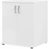Bush Business Furniture Storage Cabinets<Universal 34" Floor Storage Cabinet with 2 Shelves, White (UNS128WH)