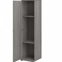 Bush Business Furniture Storage Cabinets<Universal 62" 3-Piece Modular Storage Set with 5 Shelves, Platinum Gray (UNS005PG)