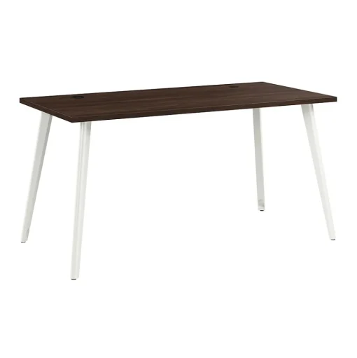 Bush Business Furniture Office Desks<Vista 60"W Computer Desk, Black Walnut (VSD160BW)
