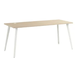 Bush Business Furniture Office Desks<Vista 72"W Computer Desk, Natural Elm (VSD172NE)