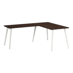 Bush Business Furniture L-Desks<Vista 60"W L Shaped Desk, Black Walnut (VST004BW)