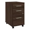 Bush Business Furniture File Cabinets<Vista 3 Drawer File Cabinet, Black Walnut (VSF116BWSU)