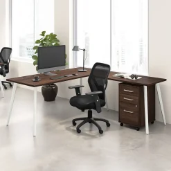 Bush Business Furniture File Cabinets<Vista 3 Drawer File Cabinet, Black Walnut (VSF116BWSU)