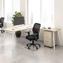 Bush Business Furniture File Cabinets<Vista 3 Drawer File Cabinet, Natural Elm (VSF116NESU)