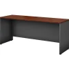 Bush Business Furniture Office Desks<Westfield 72"W Credenza Desk, Hansen Cherry/Graphite Gray (WC24426)