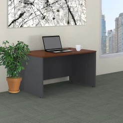 Bush Business Furniture Office Desks<Westfield 48W x 30D Desk, Hansen Cherry (WC24448)
