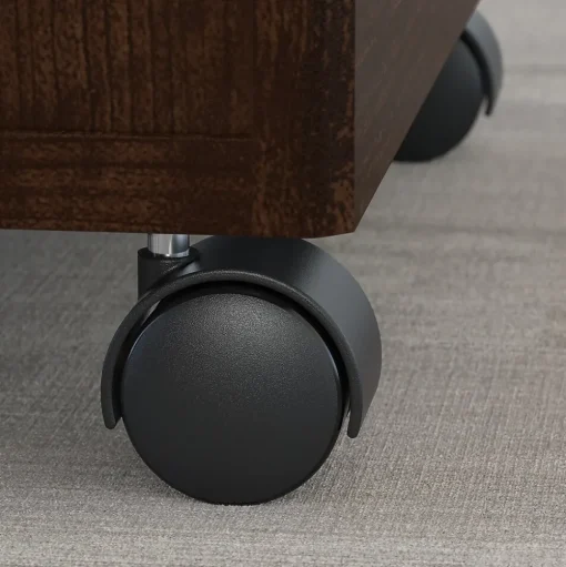 Bush Business Furniture Office Desks<Westfield Desk w/ 2 Drawer Mobile Pedestal, (SRC028MRSU)