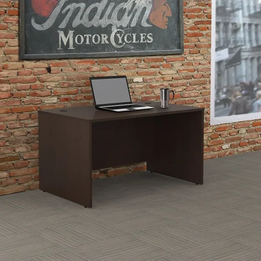 Bush Business Furniture Office Desks<Westfield 48"W Desk, Mocha Cherry (WC12948)