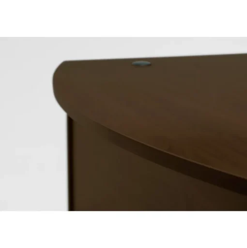 Bush Business Furniture Computer Desks<Westfield 72"W Bow Front Desk, Mocha Cherry (WC12946)