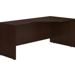 Bush Business Furniture Computer Desks<Westfield 72"W Right Handed Corner Desk, Mocha Cherry (WC12923)