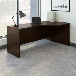 Bush Business Furniture Computer Desks<Westfield 72"W Right Handed Corner Desk, Mocha Cherry (WC12923)