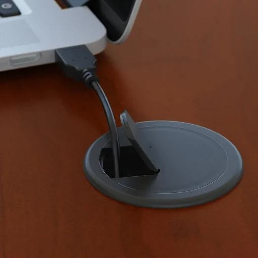 Bush Business Furniture Corner Desks<Westfield 72"W Right Handed Corner Desk, Hansen Cherry/Graphite Gray (WC24423)