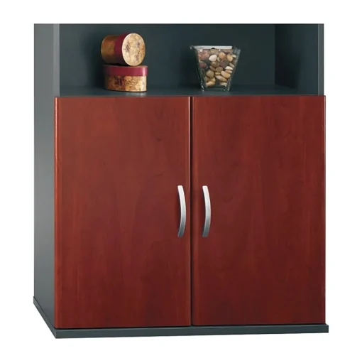 Bush Business Furniture Storage Cabinets<Westfield Half-Height 2 Door Kit, Hansen Cherry, (WC24411)