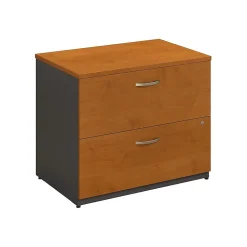 Bush Business Furniture File Cabinets<Westfield Lateral File Cabinet, Natural Cherry (WC72454CSU)
