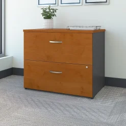 Bush Business Furniture File Cabinets<Westfield Lateral File Cabinet, Natural Cherry (WC72454CSU)