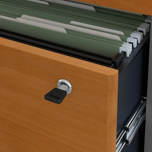 Bush Business Furniture File Cabinets<Westfield Lateral File Cabinet, Natural Cherry (WC72454CSU)