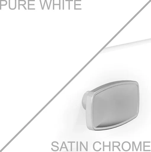 Bush Furniture Computer Desks<Broadview 54"W Computer Desk with Drawers, Pure White (BDD254WH-03)