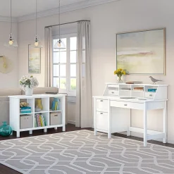 Bush Furniture Bookcases<Broadview 6 Cube Storage Bookcase, Pure White (BDB145WH-03)