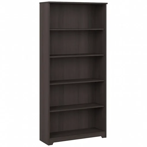 Bush Furniture Bookcases<Cabot 66" 5-Shelf Bookcase with Adjustable Shelves, (WC31766)