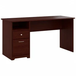 Bush Furniture Office Desks<Cabot 60"W Computer Desk with Drawers, (WC31460-03)