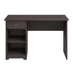 Bush Furniture Computer Desks<Cabot 48"W Computer Desk with Storage, Heather Gray (WC31747)