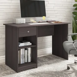 Bush Furniture Computer Desks<Cabot 48"W Computer Desk with Storage, Heather Gray (WC31747)
