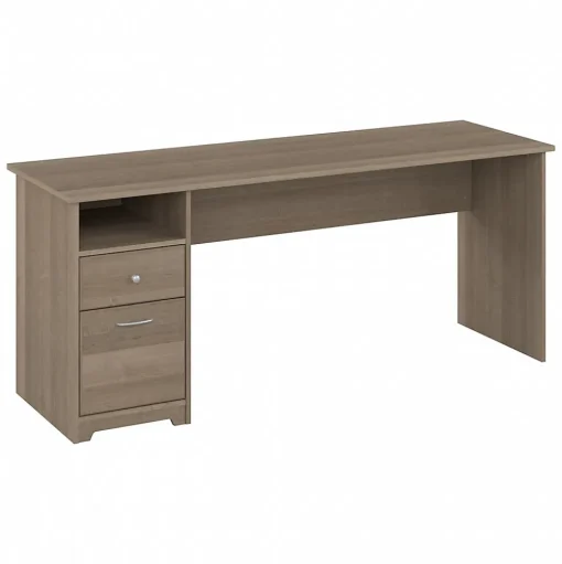 Bush Furniture Computer Desks<Cabot 72"W Computer Desk with Drawers, (WC31272)