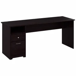 Bush Furniture Computer Desks<Cabot 72"W Computer Desk with Drawers, (WC31872)
