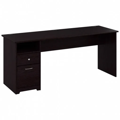 Bush Furniture Computer Desks<Cabot 72"W Computer Desk with Drawers, (WC31872)