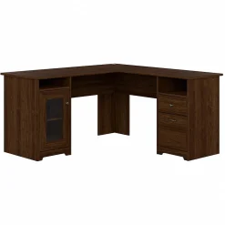 Bush Furniture Office Desks<Cabot 60"W L Shaped Computer Desk, (WC31030-03K)