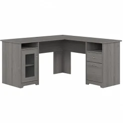 Bush Furniture L-Desks<Cabot 60"W Wood L-Shaped Computer Desk, (WC31330K)
