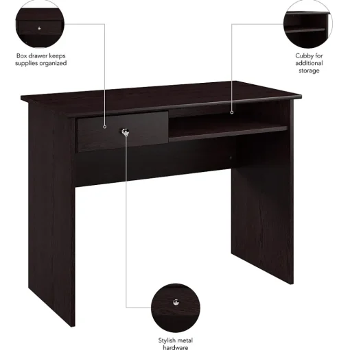 Bush Furniture Office Desks<Cabot 40"W Writing Desk, (WC31840)