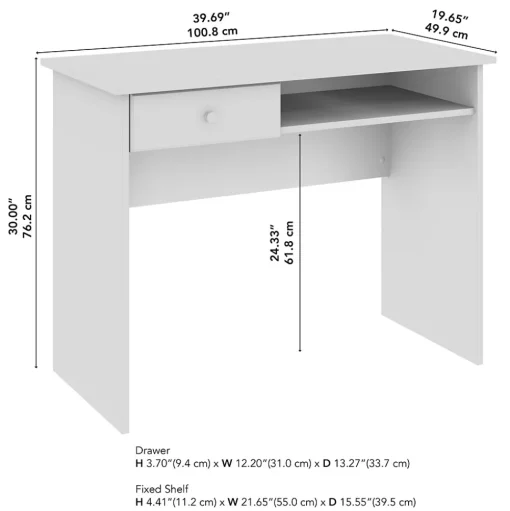 Bush Furniture Office Desks<Cabot 40"W Writing Desk, (WC31840)