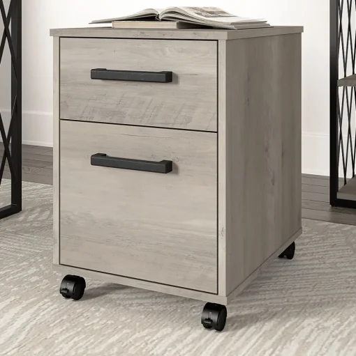 Bush Furniture File Cabinets<City Park 2 Drawer Mobile File Cabinet, (CPF116DG-03)