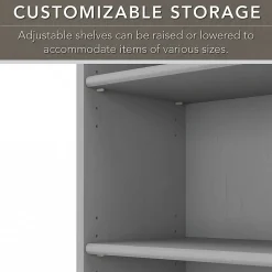 Bush Furniture Bookcases<Fairview 69"H 5-Shelf Bookcase with Adjustable Shelves, Laminated Wood (WC53565-03)
