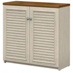 Bush Furniture Storage Cabinets<Fairview Small Storage Cabinet with Doors, (WC53296-03)