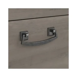Bush Furniture File Cabinets<Homestead 2-Drawer Lateral File Cabinet, Letter/Legal Size, Lockable, Driftwood Gray (HOF129DG-03)