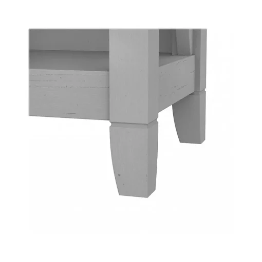 Bush Furniture Bookcases<Key West 66"H 5-Shelf Bookcase with Adjustable Shelves, Cape Cod Gray Laminated Wood (KWB132CG-03)
