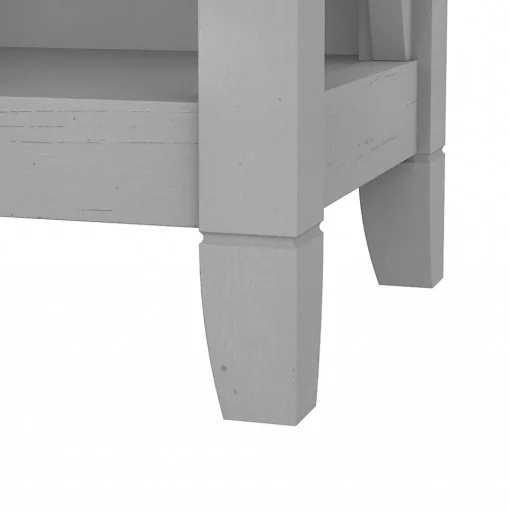 Bush Furniture Bookcases<Key West 66"H 5-Shelf Bookcase with Adjustable Shelves, Cape Cod Gray Laminated Wood (KWB132CG-03)