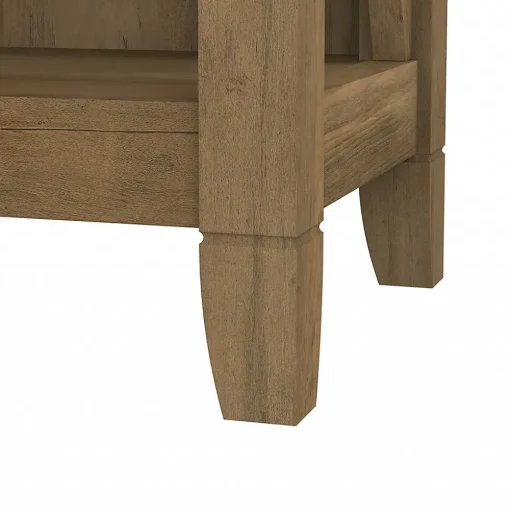 Bush Furniture Bookcases<Key West 66"H 5-Shelf Bookcase with Adjustable Shelves, Reclaimed Pine Laminated Wood (KWB132RCP-03)